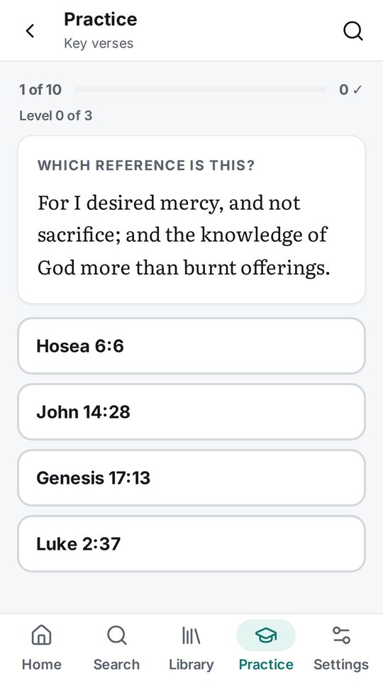 A practice quiz question